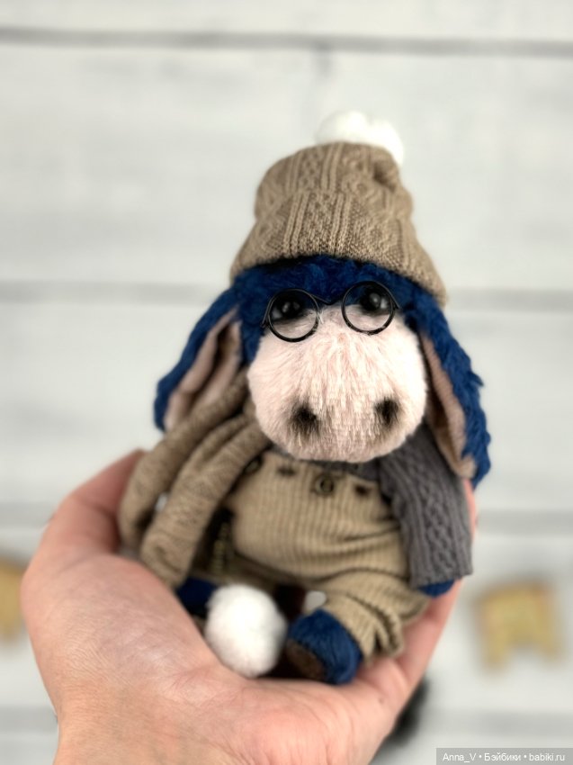 Тедди ослик Бруно — Авторские мишки Тедди и друзья: фото (фото 4)