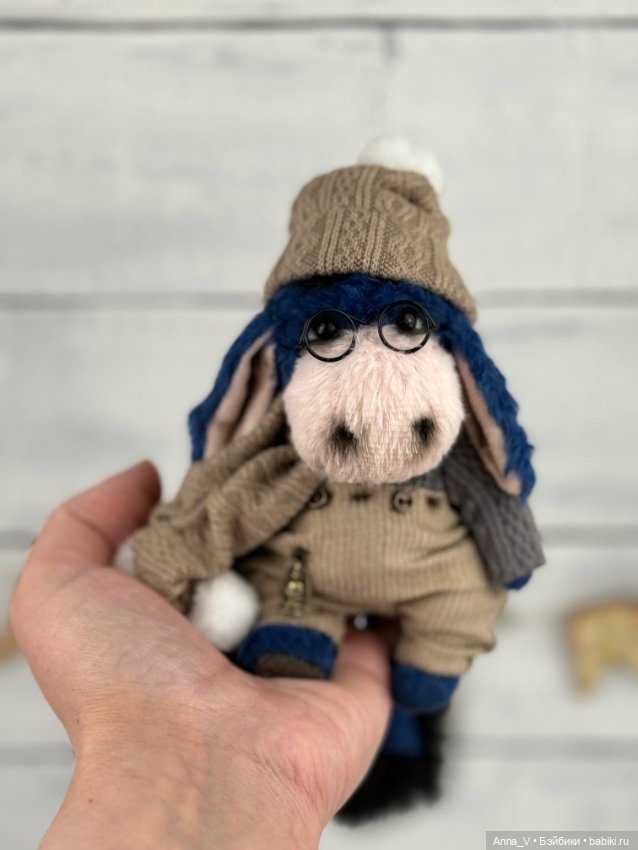 Тедди ослик Бруно — Авторские мишки Тедди и друзья: фото (фото 2)