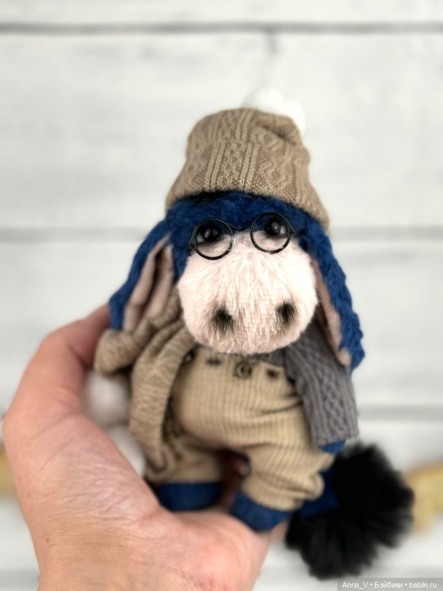 Тедди ослик Бруно — Авторские мишки Тедди и друзья: фото (фото 3)