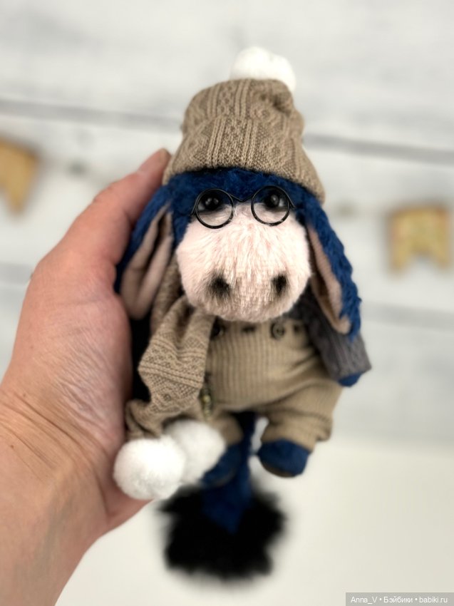 Тедди ослик Бруно — Авторские мишки Тедди и друзья: фото