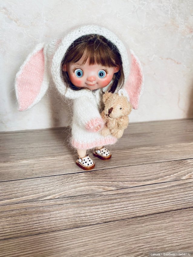 Мини зайки — Вязаные игрушки и амигуруми: крючком (фото 9)