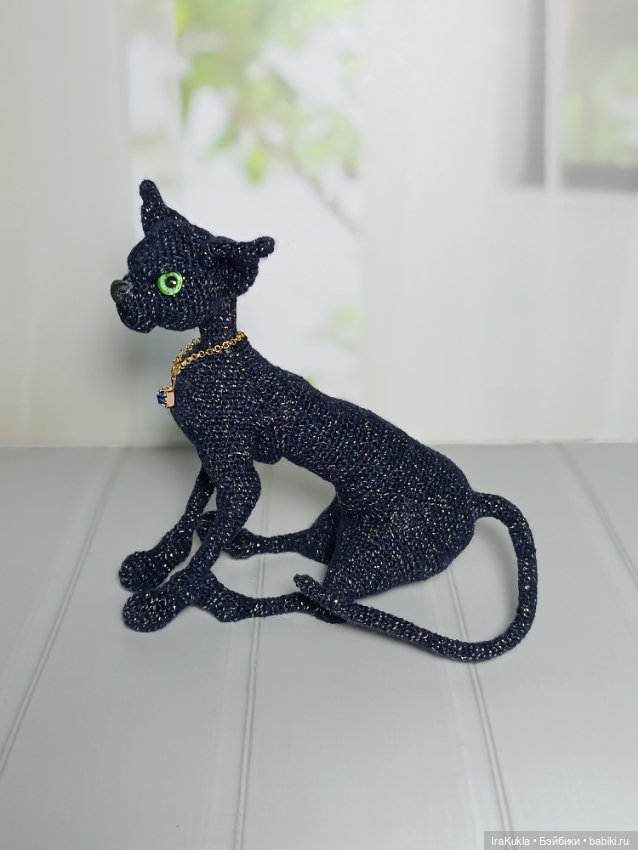 Лунный кот — Вязаные игрушки и амигуруми: крючком