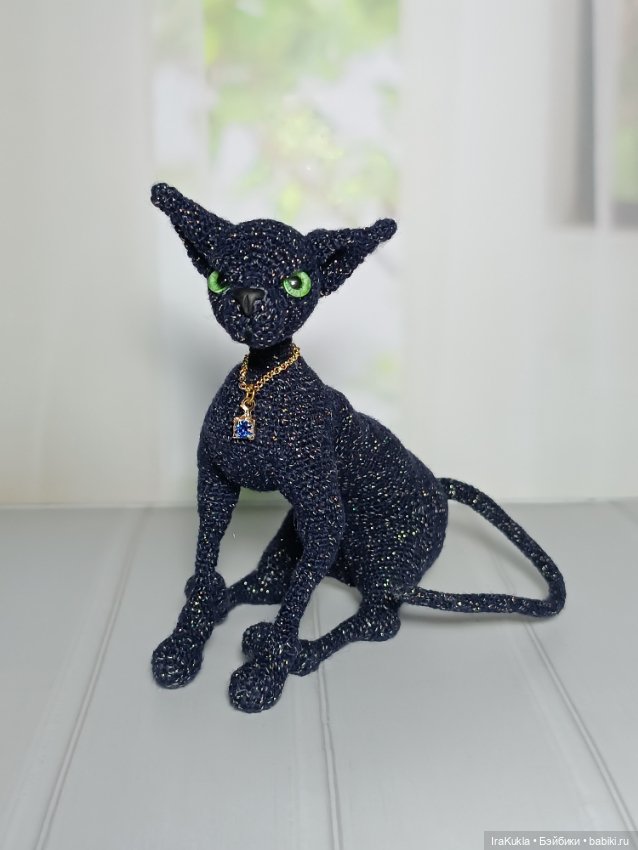 Лунный кот — Вязаные игрушки и амигуруми: крючком