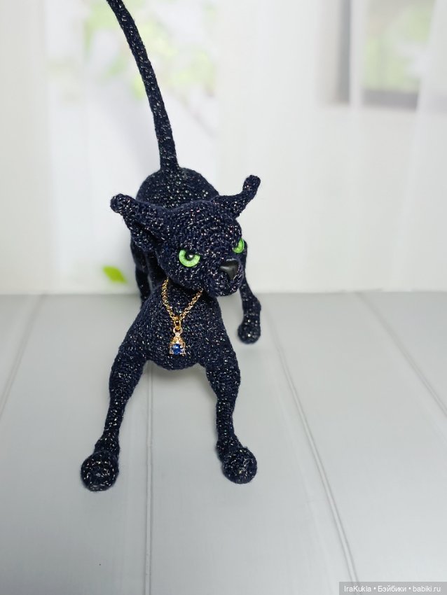 Лунный кот — Вязаные игрушки и амигуруми: крючком