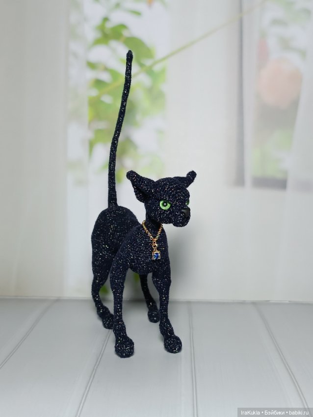 Лунный кот — Вязаные игрушки и амигуруми: крючком (фото 9)