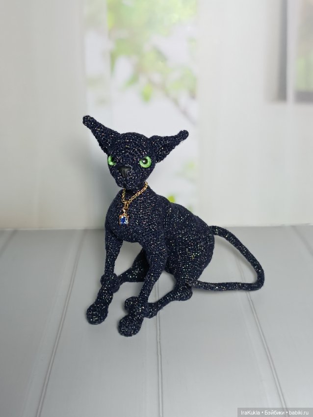 Лунный кот — Вязаные игрушки и амигуруми: крючком (фото 10)