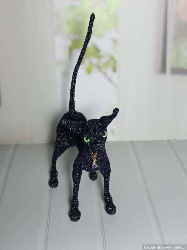 Лунный кот — Вязаные игрушки и амигуруми: крючком (фото 6)