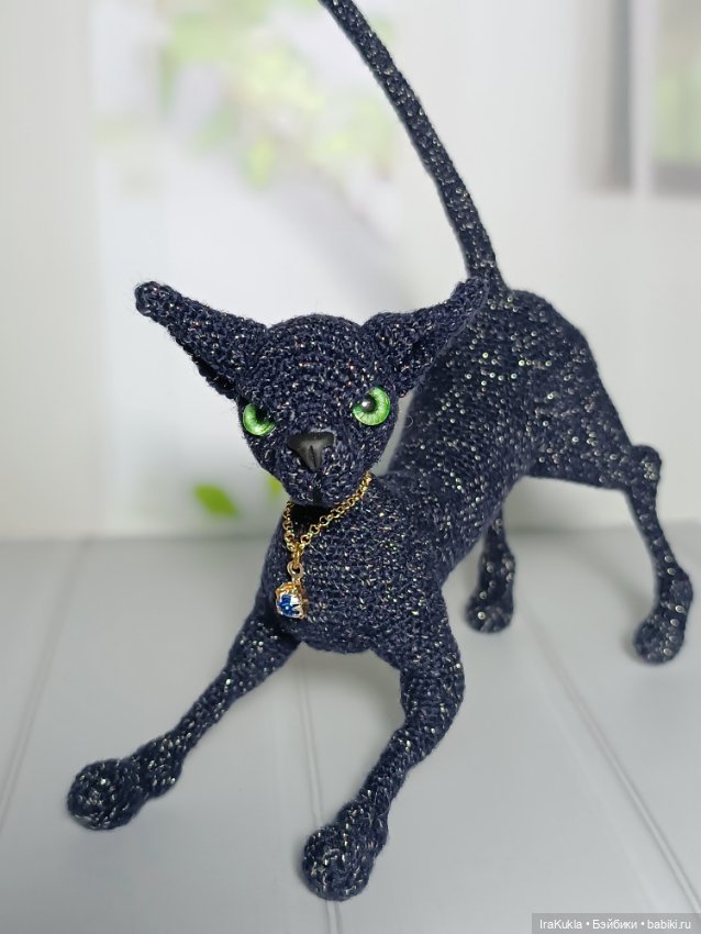 Лунный кот — Вязаные игрушки и амигуруми: крючком