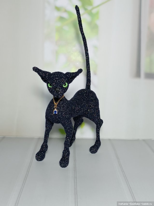 Лунный кот — Вязаные игрушки и амигуруми: крючком