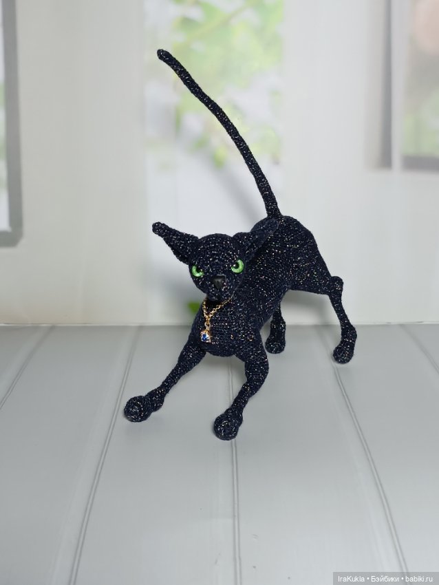 Лунный кот — Вязаные игрушки и амигуруми: крючком