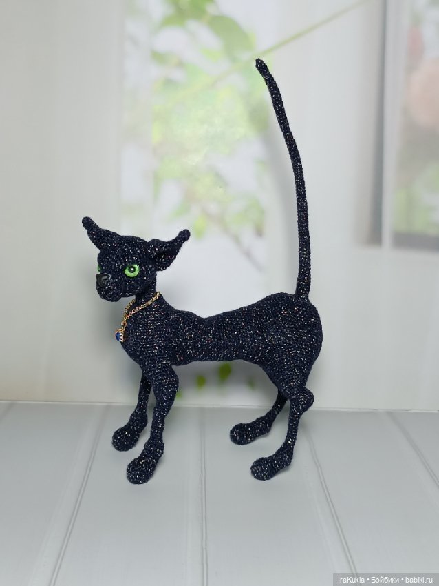 Лунный кот — Вязаные игрушки и амигуруми: крючком