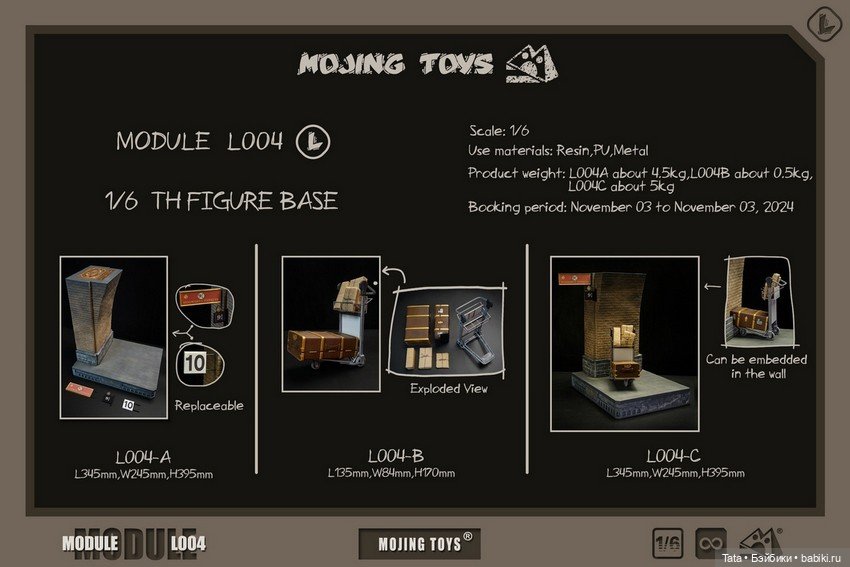 Mojing Toys - диорама Платформы девять и три четверти Гарри Поттера (фото 9)