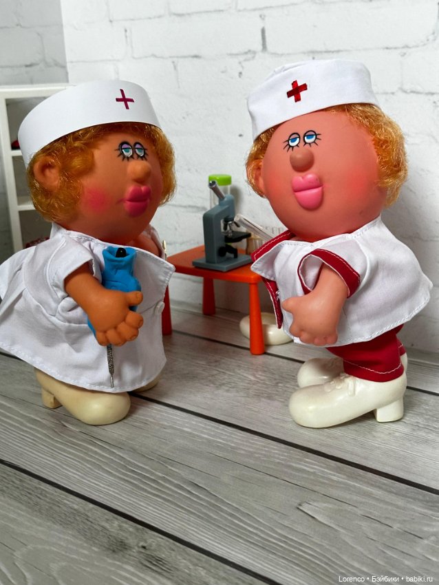 Медсестринский состав — Винтажные куклы ГДР (Немки): Бигги (фото 6)