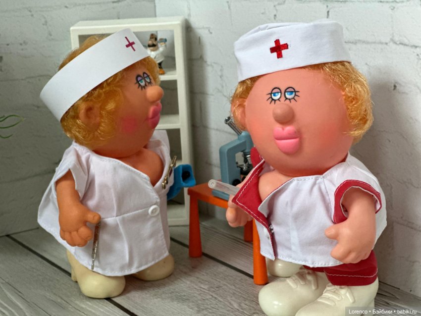 Медсестринский состав — Винтажные куклы ГДР (Немки): Бигги (фото 3)