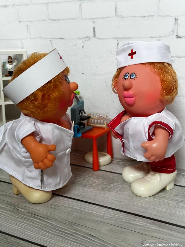 Медсестринский состав — Винтажные куклы ГДР (Немки): Бигги (фото 5)