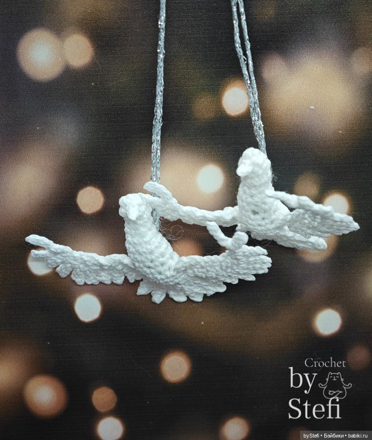 Горлицы — Вязаные игрушки и амигуруми: крючком (фото 8)