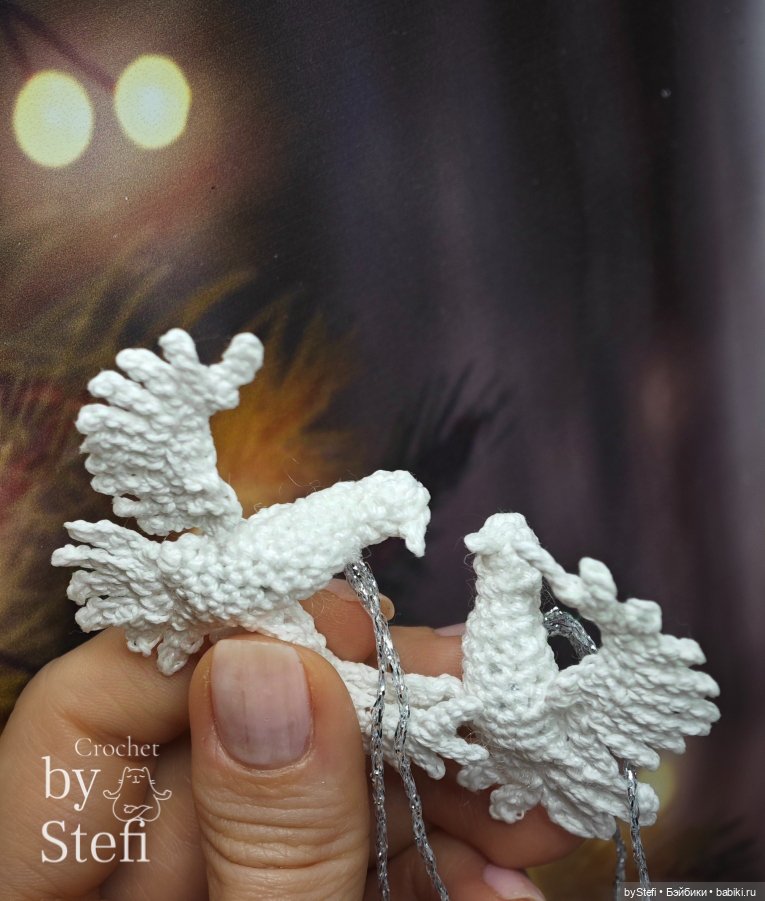 Горлицы — Вязаные игрушки и амигуруми: крючком