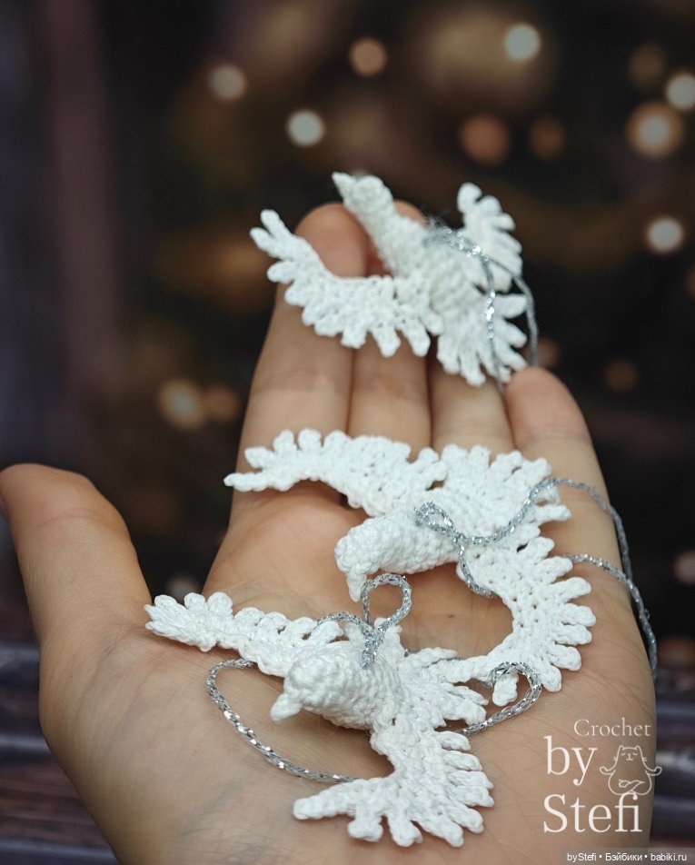 Горлицы — Вязаные игрушки и амигуруми: крючком