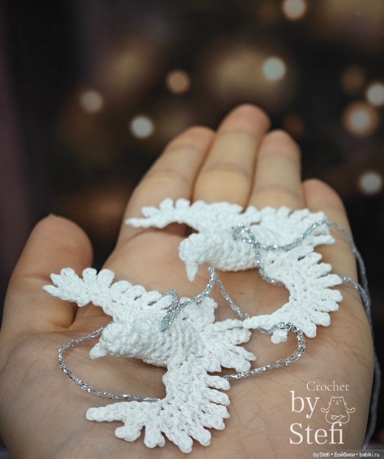 Горлицы — Вязаные игрушки и амигуруми: крючком