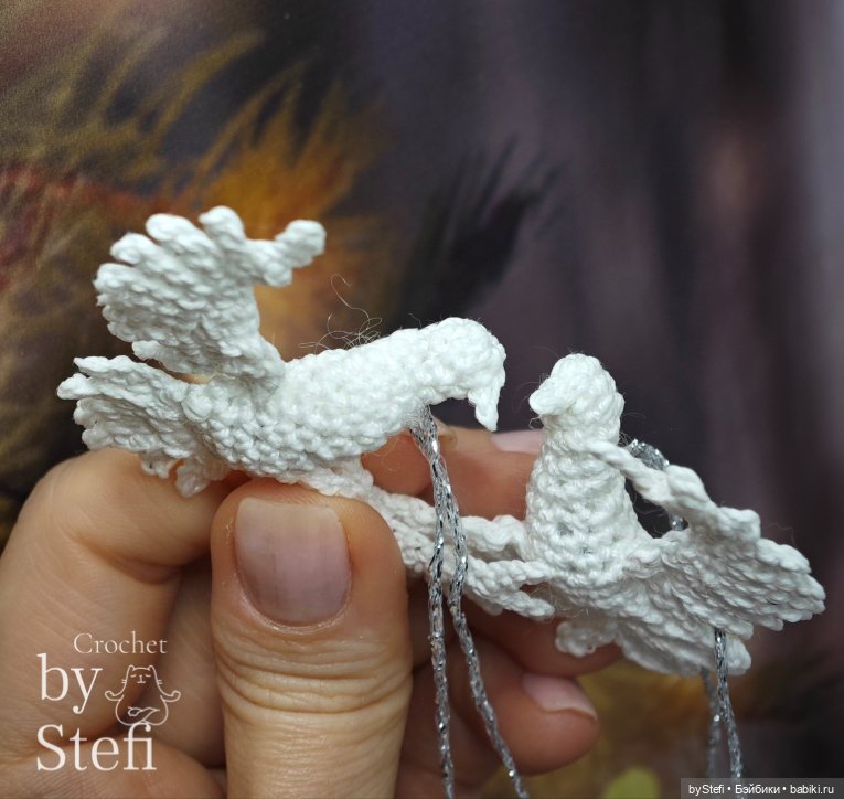 Горлицы — Вязаные игрушки и амигуруми: крючком