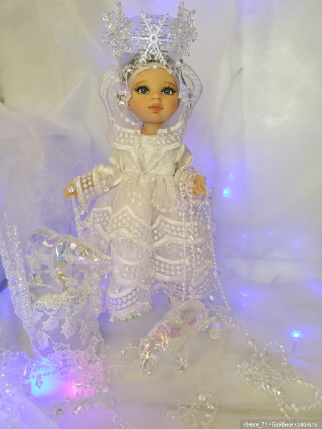 Костюм Снежной королевы — Куклы Paola Reina (Паола Рейна): новинки (фото 2)