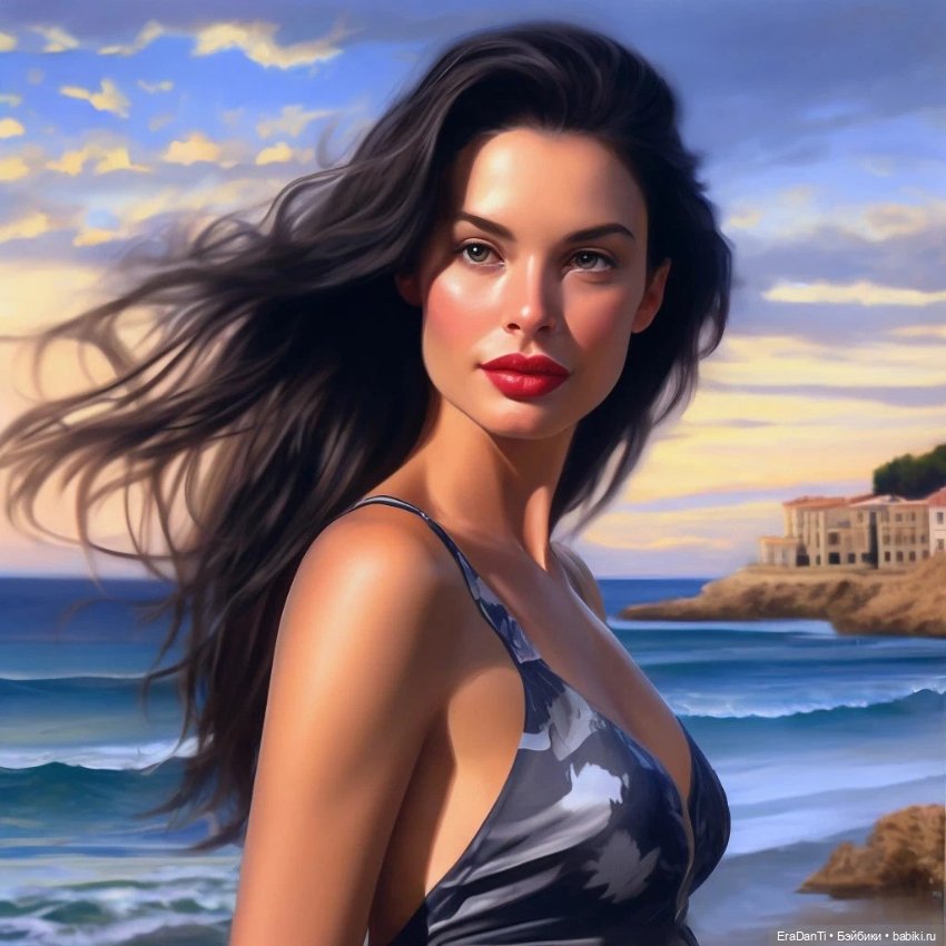 У синего моря — Рисование и арт: скетчи