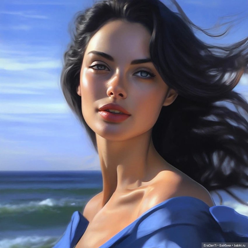 У синего моря — Рисование и арт: скетчи (фото 7)