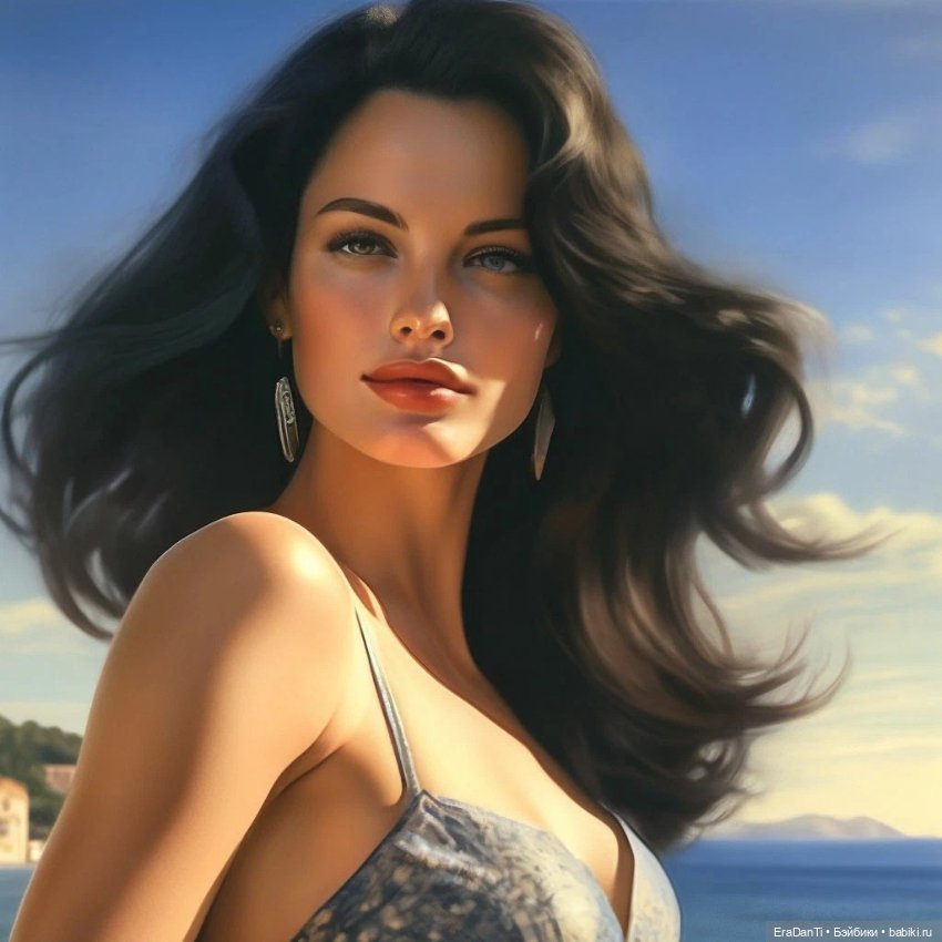 У синего моря — Рисование и арт: скетчи