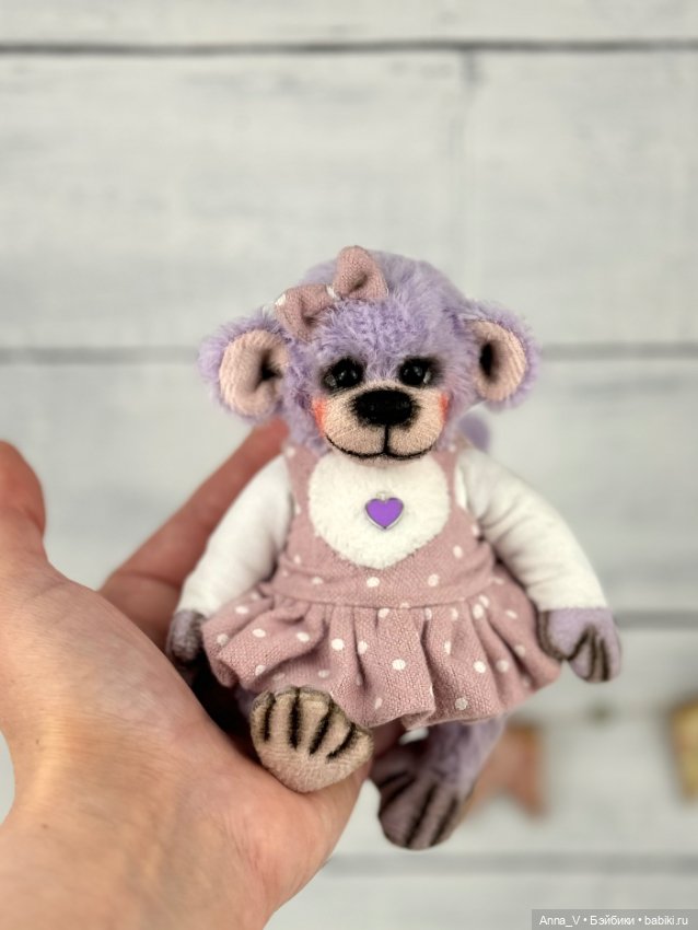 Тедди обезьянка Анфиса — Авторские мишки Тедди и друзья: фото (фото 2)