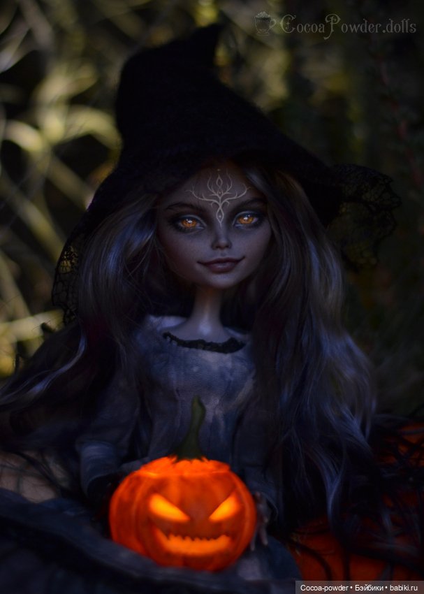 Ведьмочка Моаника — ООАК Monster High и Ever After High: репейнт