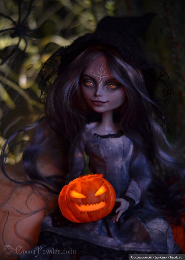Ведьмочка Моаника — ООАК Monster High и Ever After High: репейнт