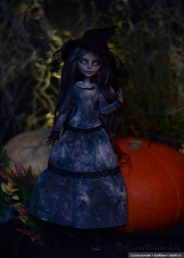 Ведьмочка Моаника — ООАК Monster High и Ever After High: репейнт (фото 5)