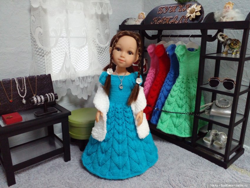 Вечерние платья и кардиганы для кукол Паола Рейна (фото 6)