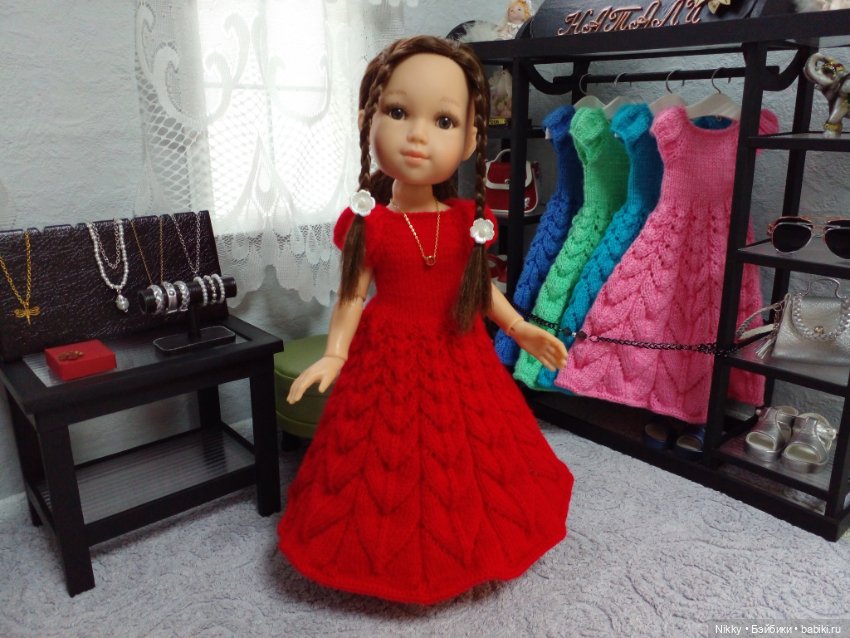Вечерние платья и кардиганы для кукол Паола Рейна (фото 3)