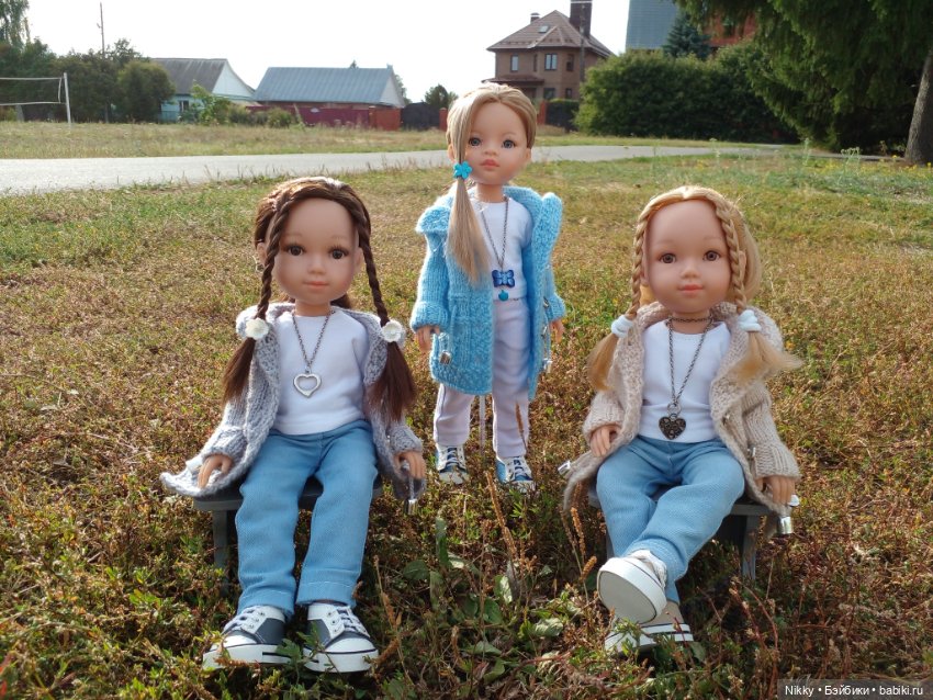 Вечерние платья и кардиганы для кукол Паола Рейна