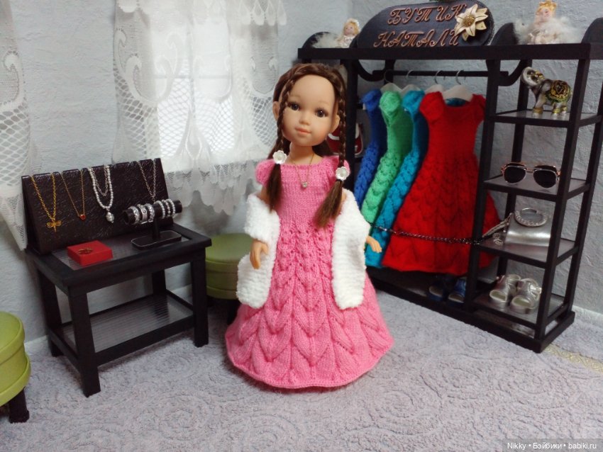Вечерние платья и кардиганы для кукол Паола Рейна (фото 4)
