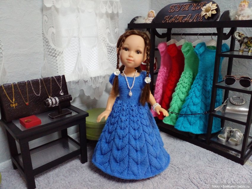 Вечерние платья и кардиганы для кукол Паола Рейна