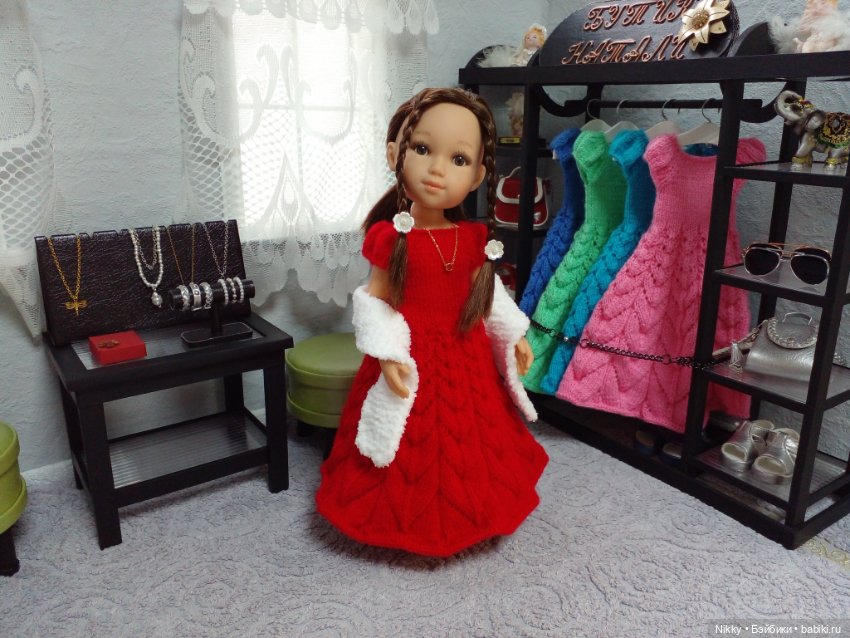 Вечерние платья и кардиганы для кукол Паола Рейна (фото 2)