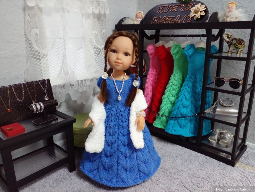 Вечерние платья и кардиганы для кукол Паола Рейна (фото 10)