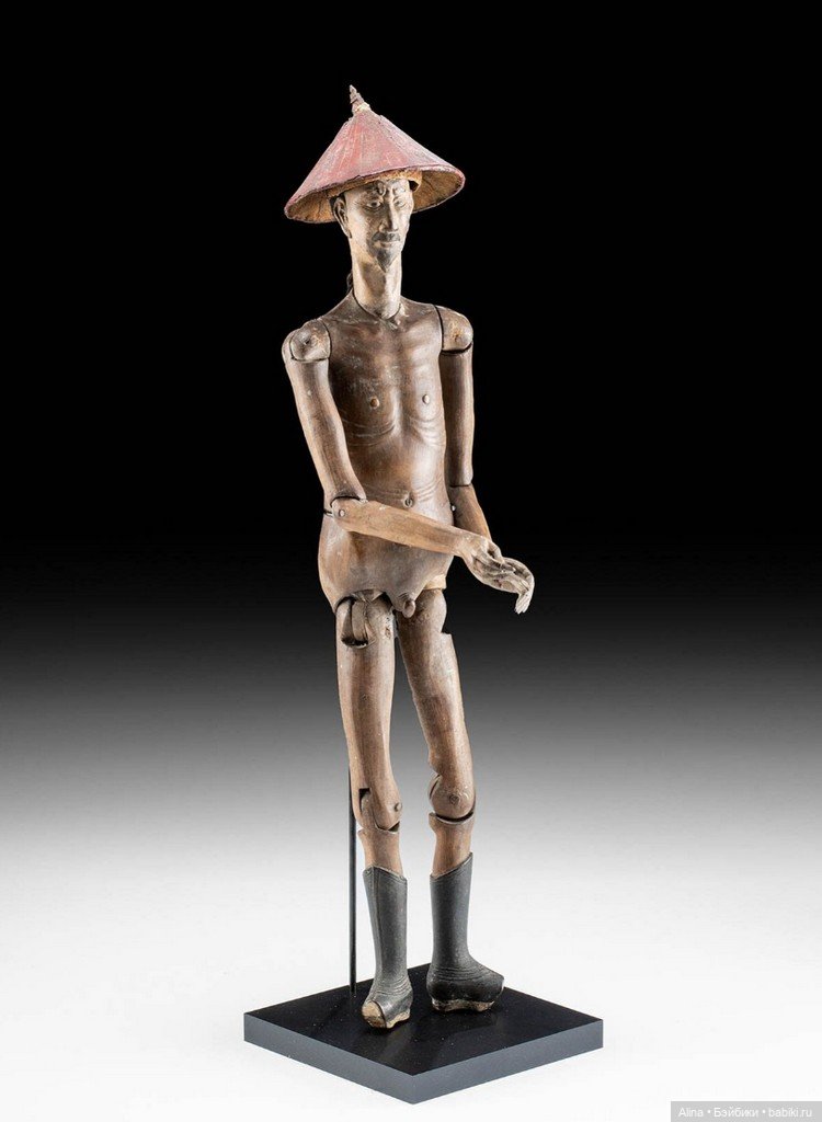 Китайские шарнирные куклы династии Цин (XVIII - XIX вв.) (фото 4)