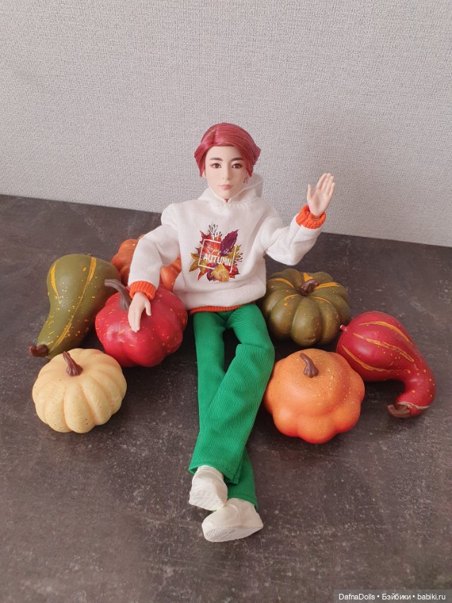 Кукло-тыкво-фотосессия🍁🎃❤️