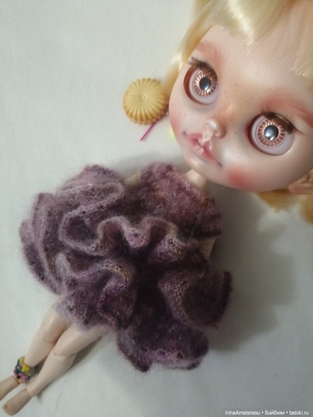 🌸Платье "Мозговой Коралл" в цвете Орхидея