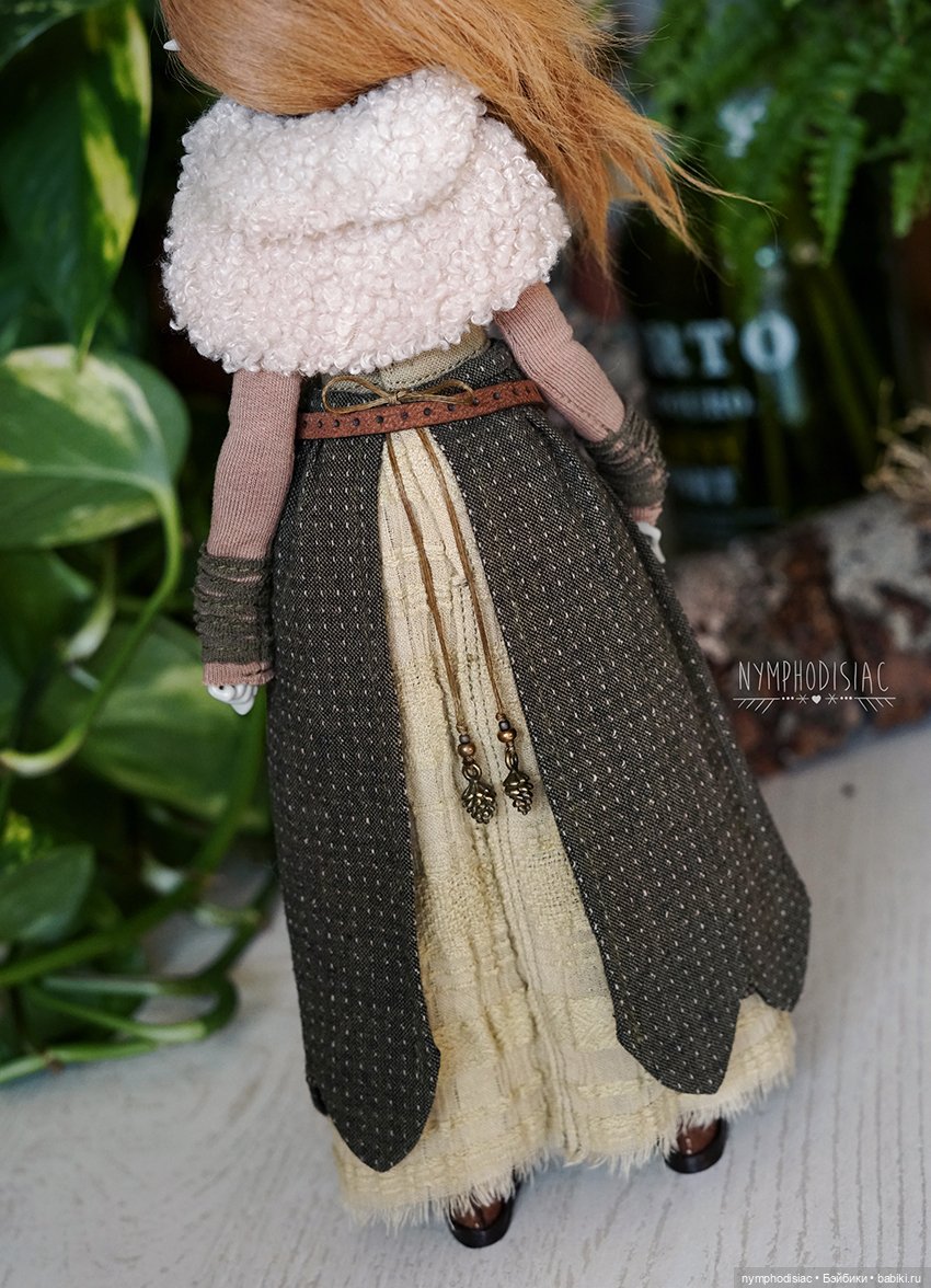 Собирательница осенних трав. Авторский наряд для куклы 1/6 (фото 4)