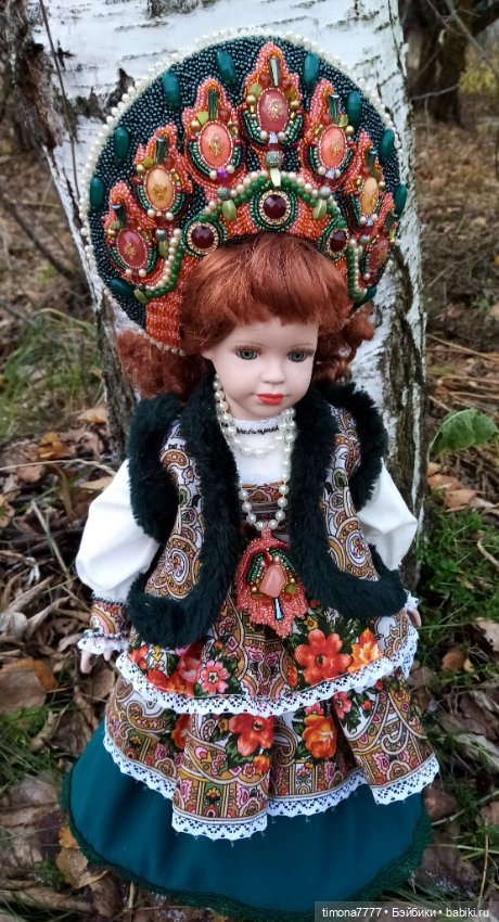 Павлово-Посадские мотивы — Одежда и обувь для кукол своими руками: фото (фото 4)