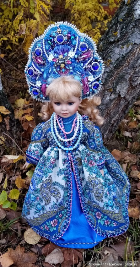 Павлово-Посадские мотивы — Одежда и обувь для кукол своими руками: фото
