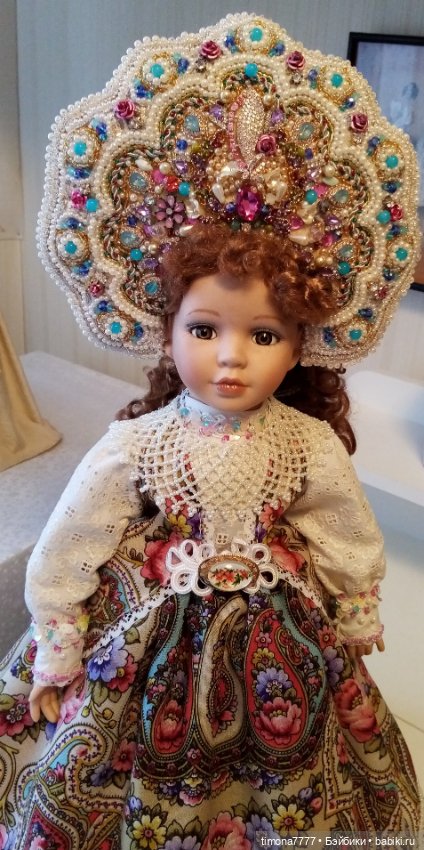 Павлово-Посадские мотивы — Одежда и обувь для кукол своими руками: фото (фото 9)