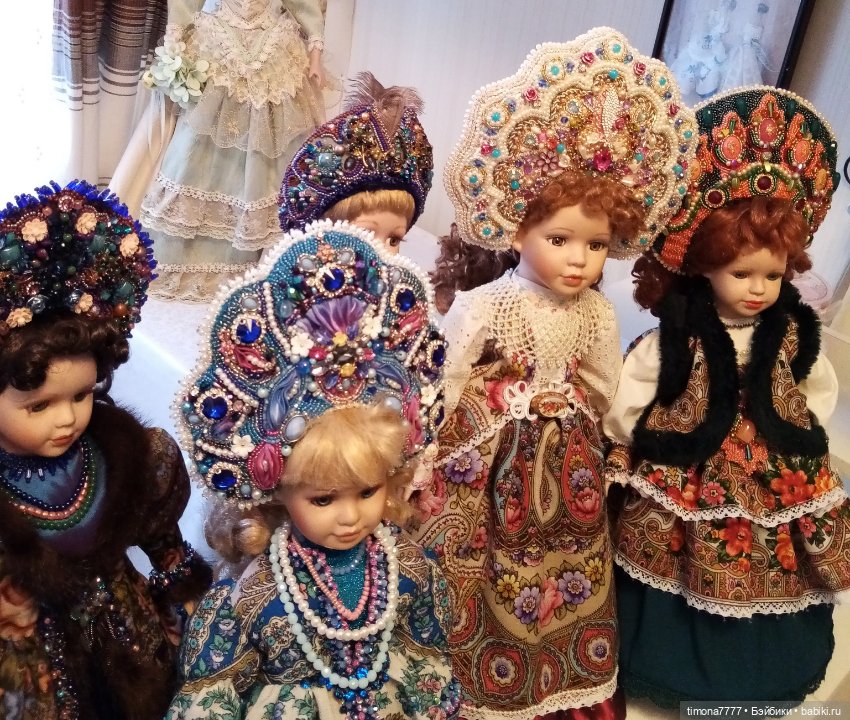 Павлово-Посадские мотивы — Одежда и обувь для кукол своими руками: фото