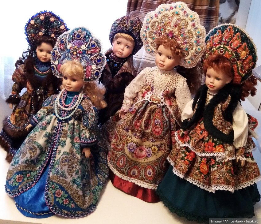 Павлово-Посадские мотивы — Одежда и обувь для кукол своими руками: фото