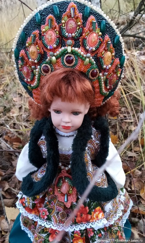 Павлово-Посадские мотивы — Одежда и обувь для кукол своими руками: фото (фото 5)
