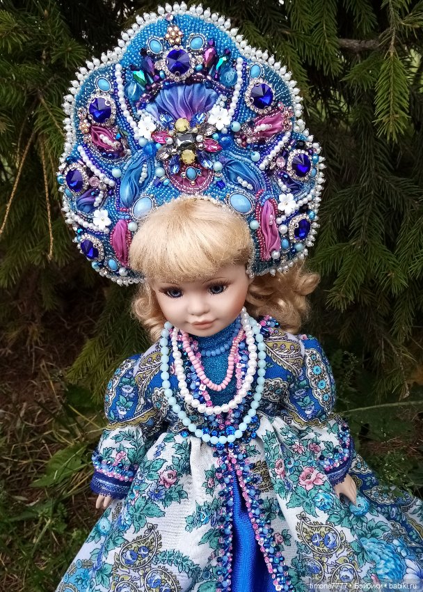 Павлово-Посадские мотивы — Одежда и обувь для кукол своими руками: фото